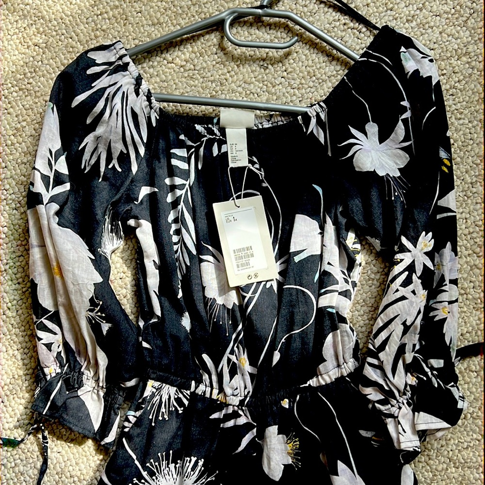 NWT Anna Glover x H&M jumpsuit-Size 4